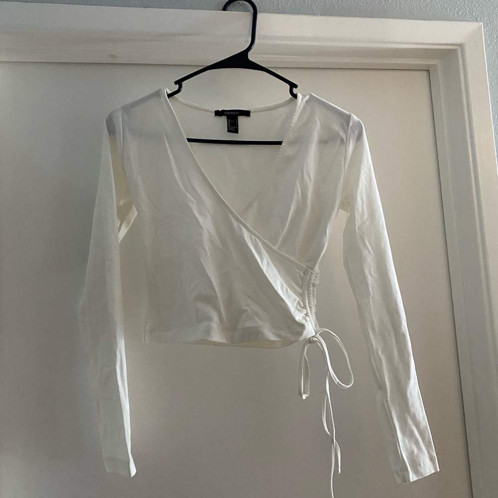 Forever 21 Long Sleeve Crop Top